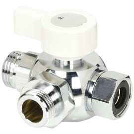 Kakudai 650-255-13 Three-Way Ball Diverter with Water Stop Function