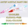 SKYGLORY 96 Colours Dual Brush Tip Acrylic Marker Set, Art