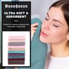 MOONQUEEN Microfiber Facial Cloths Fast Drying Washcloth 12 Pack -