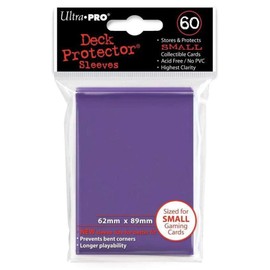 Ultra Pro Deck Protector Card Sleeves (Pack of 60, Small, Purple)