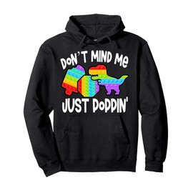 Don't Mind Me Just Poppin Popsicle T-Rex Pop It Children Pullover Hoodie