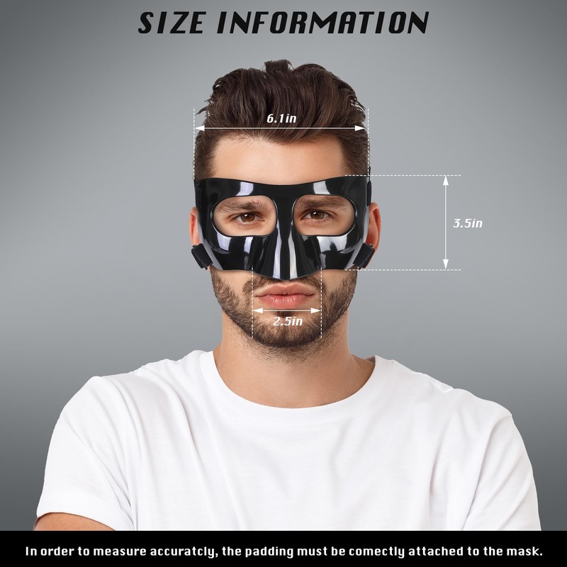 Anyfun - Protector de nariz para nariz rota ajustable para