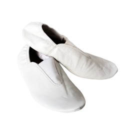 TW - Zapato de gimnasia de piel, Blanco, 11 Toddler