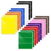 YIKIADA 10 Colour Rectangular Sticky Sticker 4 × 2 Inch