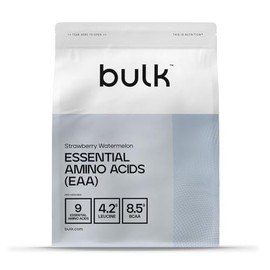 Bulk Bulk Pure Essential Amino Acid Powder, Strawberry and Watermelon, 500 g, Packaging May Vary