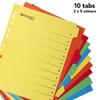 Westcott Folder Register for A4 Plastic Wallets | Extra-Wide Binder