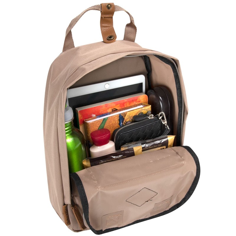 MADISON & DAKOTA Canvas Mini Backpack for Everyday & Day