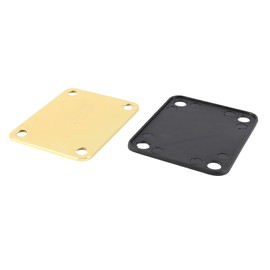 Gorise 70er Jahre F Logo 4-Bolzen Gitarrenhals Halsplatte W/Schrauben Platte Gold