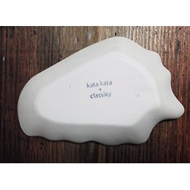 Kurashiki Design Planning Room kata Stamp Hand Bean Dish (Wolf / Gray)