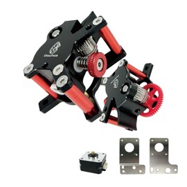 Black-Hole All Metal Direct Drive Feeding Extruder Kit Upgrade, Dual Gear Extruder and Extrusion Specific Motor for Ender 3/Ender 3 V2/Ender 3 neo/Ender 5/CR10 3D Printers from ChowThink