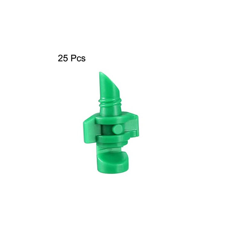 uxcell Micro Sprayer Fan Jet, 180 Degree Refraction Atomized Dripper