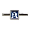 Alpha Omega Braided Square Tie Clip