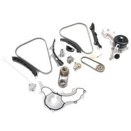 Timing Chain Kit with Water Pump Fits for 300, Grand Cherokee, Wrangler, 200, Town & Country, Avenger, Challenger, Charger, Durango, Grand Caravan, Journey, 1500, C/V 3.6L #Replace 5184357AE 6509253AA