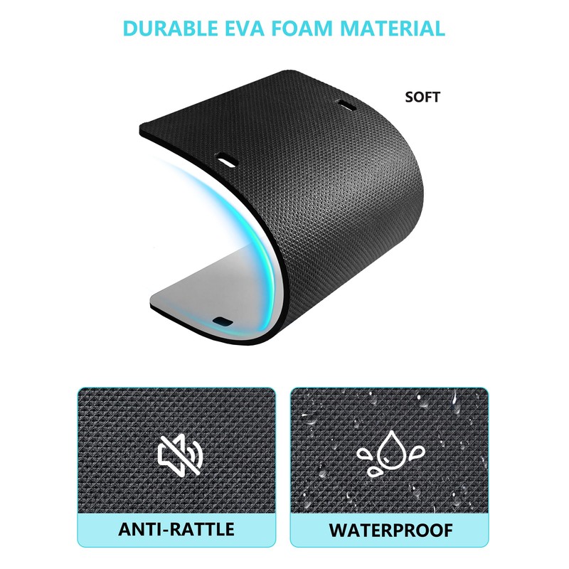 License Plate Anti Rattle Pads 2 Pack - EVA Foam