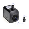 Lewisia 211 GPH Fountain Pump Submersible with LED Light Adjustable
