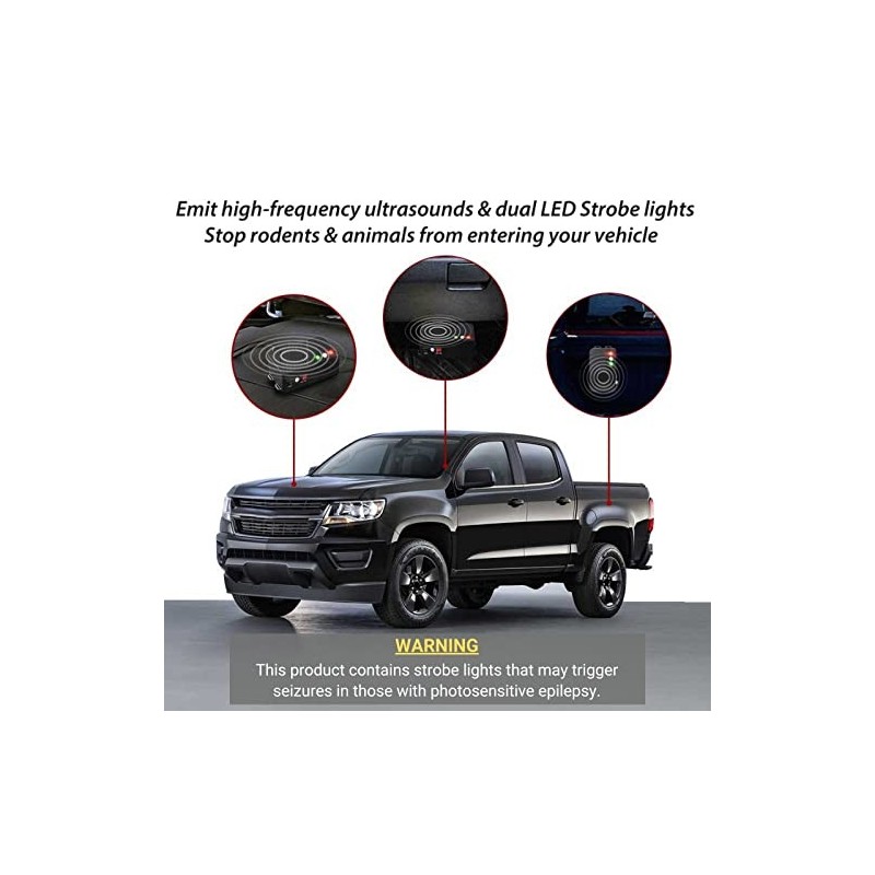 Glaobule Ultra Sonic Rodent Electronic Repellers Battery Operated Mous