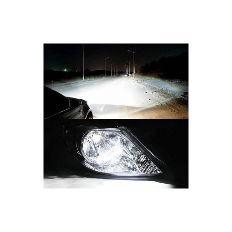 1&1 H7 6 Sides 3D 360° LED Headlight Bulbs Kits