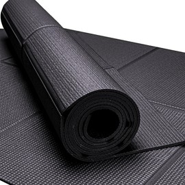 Black Shelf Liner for Under Sink, Strong Grip Non-Slip, 5 mm Thick, 24 × 68 Inch, Easy to Cut Kitchen Cabinet Liner for Tools Drawer