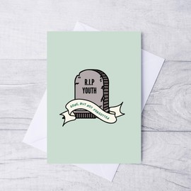 highgrove cards 30th Birthday Card/Funny Birthday Card/Card for her/Card for him/ECO Friendly /100% Recycled Card/RIP Twenties