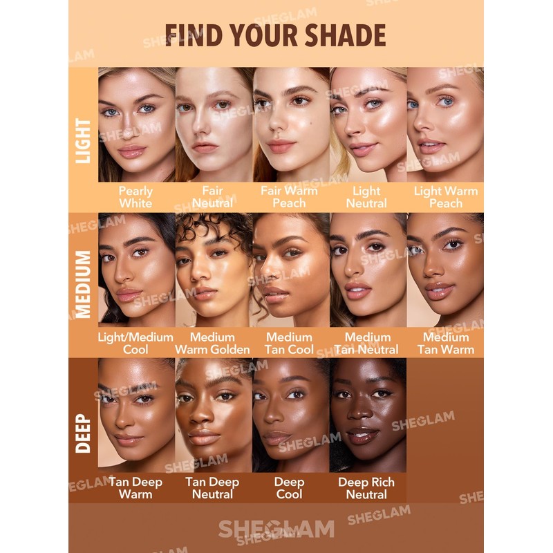 SHEGLAM Sunburst Glow Mixer 4-IN-1 Liquid Glow, Complexion Booster For