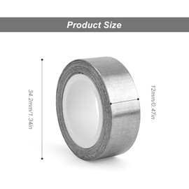 DEANKEJI Lead Tape Golf, Freely Cuttable Lead Sheet, Weight Gain Lead Tape for Golf Clubs and Tennis Rackets (1.2 cm x 107 cm)