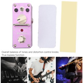 High Gain Distortion Pedal Purple Distortions Guitar Effect Pedals with True Bypass for Electric Guitarists