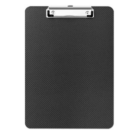 Juvealoe Carbon Fiber Clipboard 8.5 x 11, Black 3K Twill Matte, Low Profile Clip, Letter Size for Classroom, Teacher, Students, School, Office Supplies & Outdoor Products