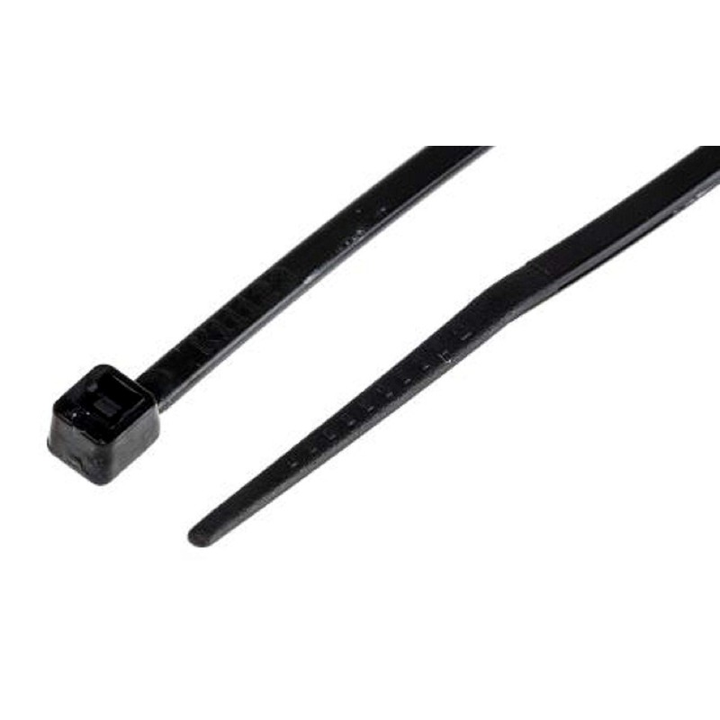 Pack of 100 small cable ties (Black) approx 100mm