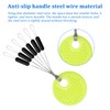 MIPIACE 180 Pcs Rubber Stoppers Fishing 6 in 1 Fishing