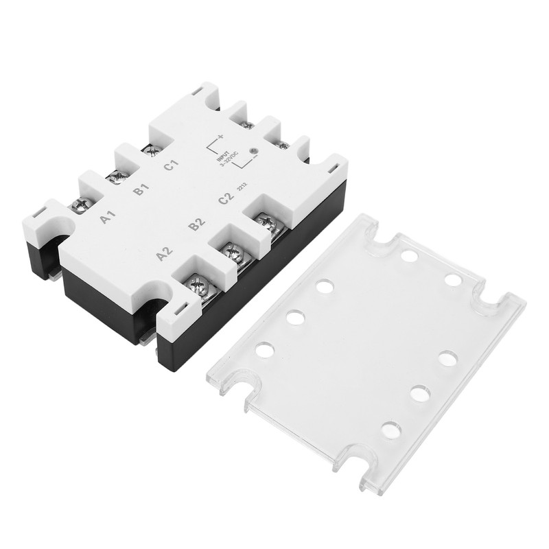 3 Phase Solid State Relay White Noiseless Anti Shock Reliable