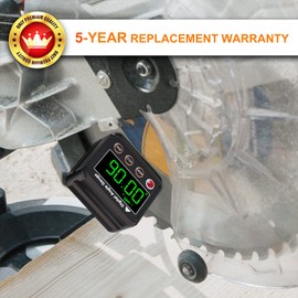 VOLCANOES CLUB Magnetic Digital Angle Finder Protractor Inclinometer - Mini Digital Level Angle Gauge - Fast & Stable Measurement Tool - Backlit Display & Big Number - Woodworking, Construction