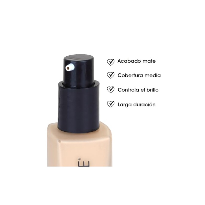 Maquillaje Líquido Matte Long Lasting Foose