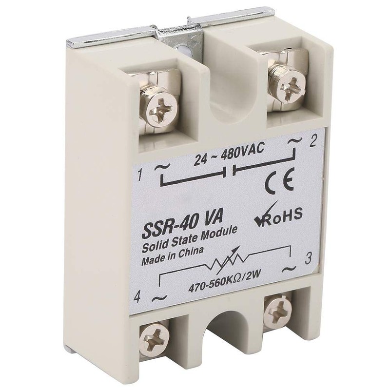 SSR-40VA Load Voltage 24-480V AC 40A Rated Current Regulator Solid