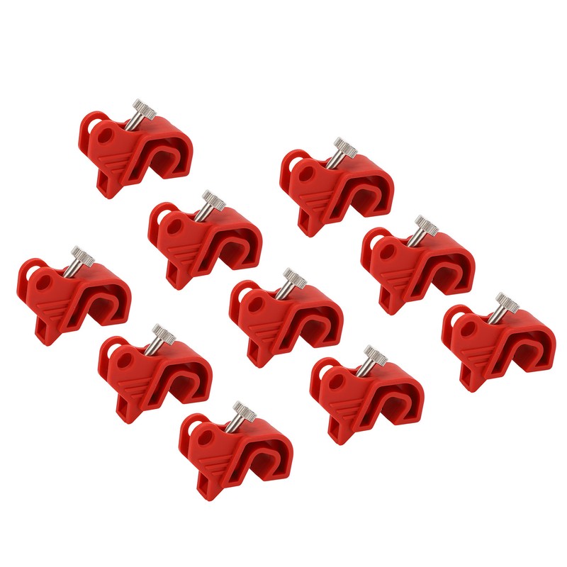 10Pcs Circuit Breaker Lockout Device Multifunctional Universal Circuit Breaker Safety