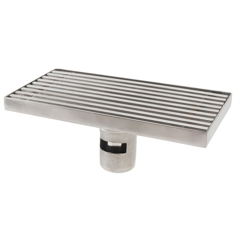 304 Stainless Steel Linear Shower Drain Thickened Lengthened 8 Inch