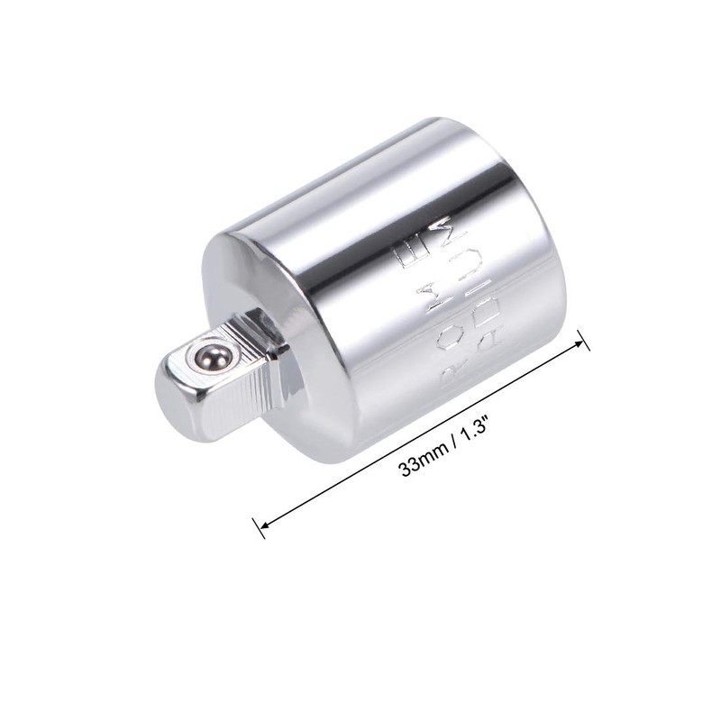 sourcing map 1/2 Inch Drive (F) x 1/4 Inch (M)