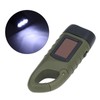 Solar Hand Crank Flashlight Emergency LED Portable Torch for Climbing