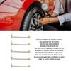 5pcs 10cm Tire Inflator Hose Quick Inflation Air Pump Extension