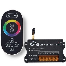 Rabenur LED Controller,12V Touch Remote Control Kit,288 Watts LED Controller for LED RGB Pool Light,LED Strip Light