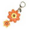 Happy Swing Flower Key Chain KH Women's, orange