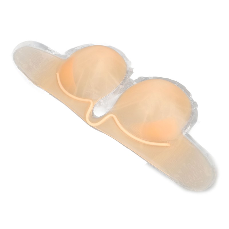 Adhesive Silicone Bra One Piece Push Up Strapless Seamless Push
