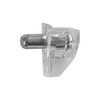 Pack of 20 Shelf Support 5 mm Plastic Transparent with