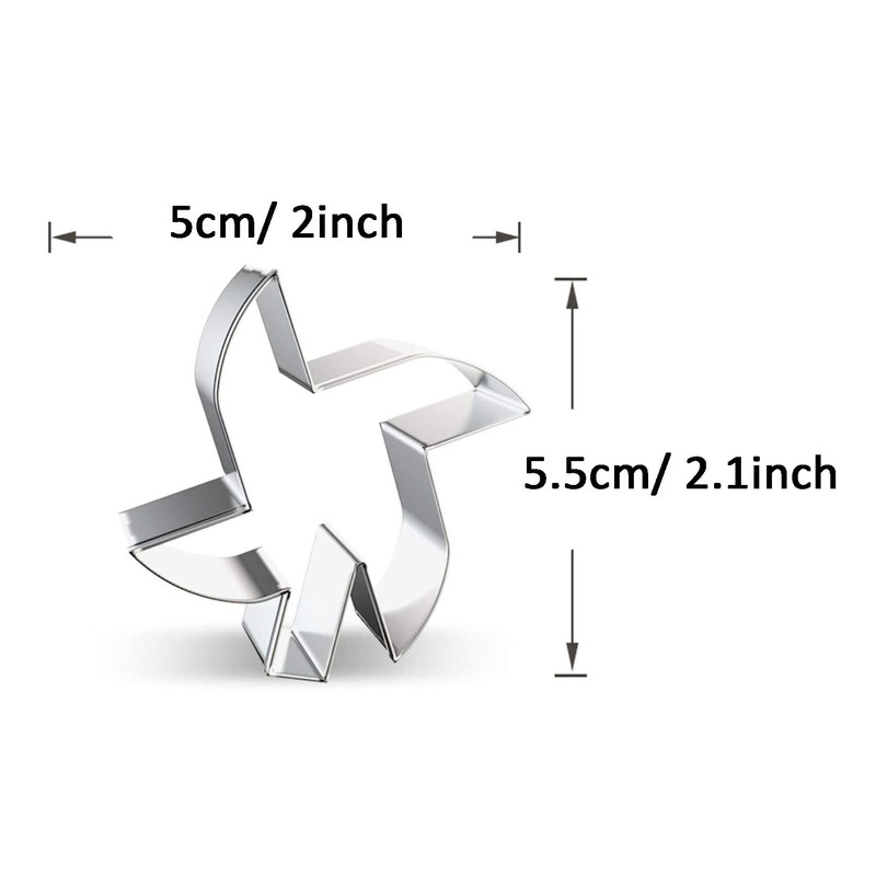 WDYJMALL Windmill Shape Cookie Cutter