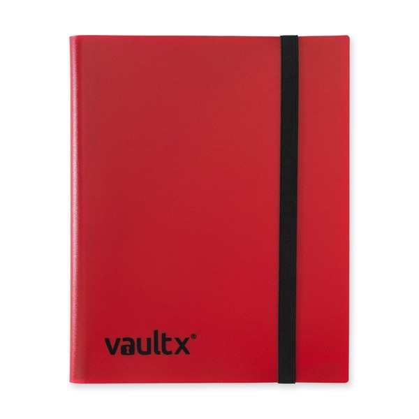 Vault X Binder - Album with Envelopes with 9 Pockets for Trading Card Games - 360 Total Pockets with Side Opening [Red]