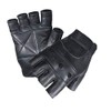 PrimeLeather Quality Real Leather Soft Fingerless Gloves For Weight Training