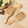 10 cepillos de pelo de bambú para mujeres, 8.46 x