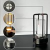 Cordless Table Lamp, LED Touch Metal Bedside Lamp, 3-Colour Infinitely