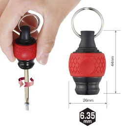 Vessel QB-22K2RY Ball Grip Quick Catcher, 2 Pack (Red & Yellow) Bit Holder