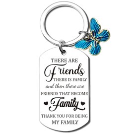 OWIGIU Best Friend Keychain for Women Bestie Gifts for Women Friends Themed Gifts Friendship Gifts for Female Friends Unique Birthday Gifts Friends Gift Ideas Butterfly Accessories