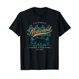 Redwood National State Parks California Coast USA Souvenir T-Shirt